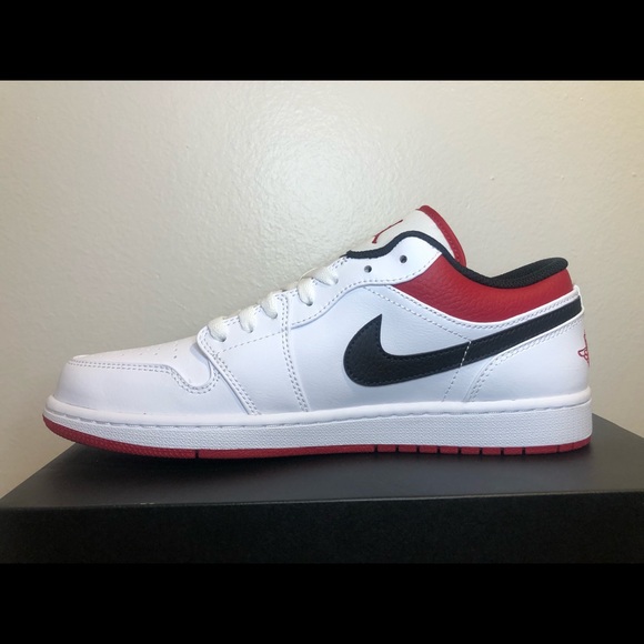 ⚠️SOLD⚠️ Jordan 1 Low “White/Gym Red” Sz 10.5 - Picture 4 of 8